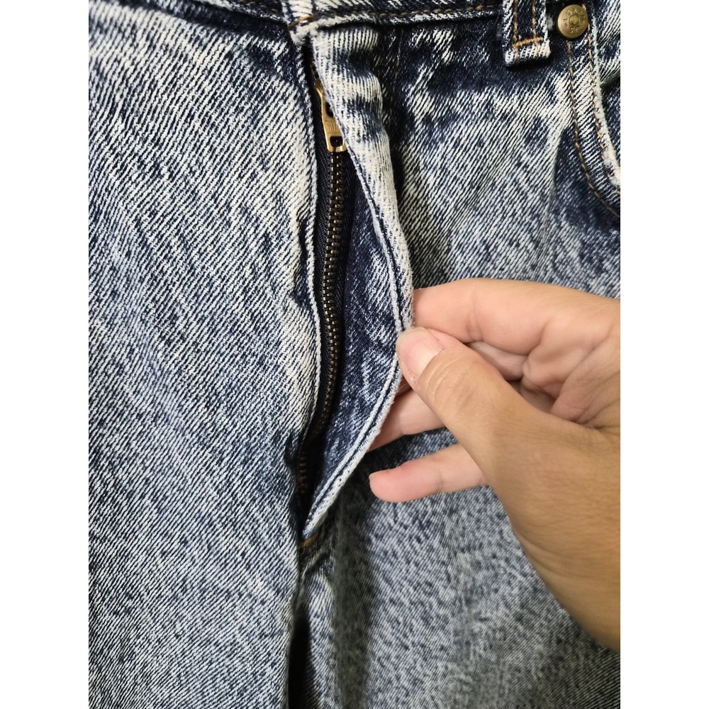 Vintage 80s Levi's Orange Tab USA Acid Wash High Rise Mom Jeans Size 5 - Picture 7 of 7